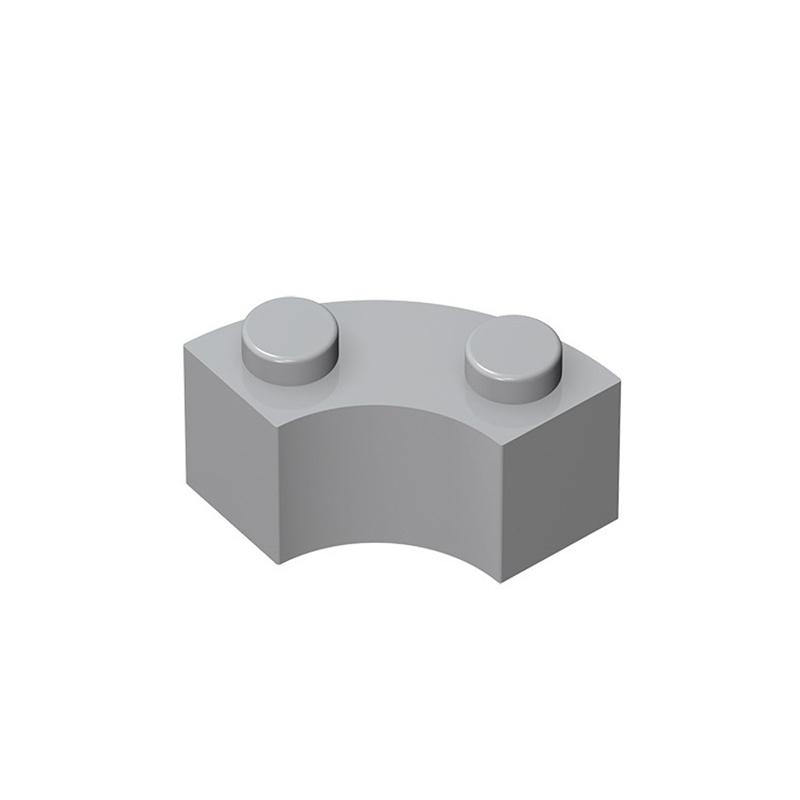 20PCS MOC Parts 3063 85080 Brick Round Corner 2x2 maccheroni mattoni compatibili fai da te Assmble Building Blocks particella Ki