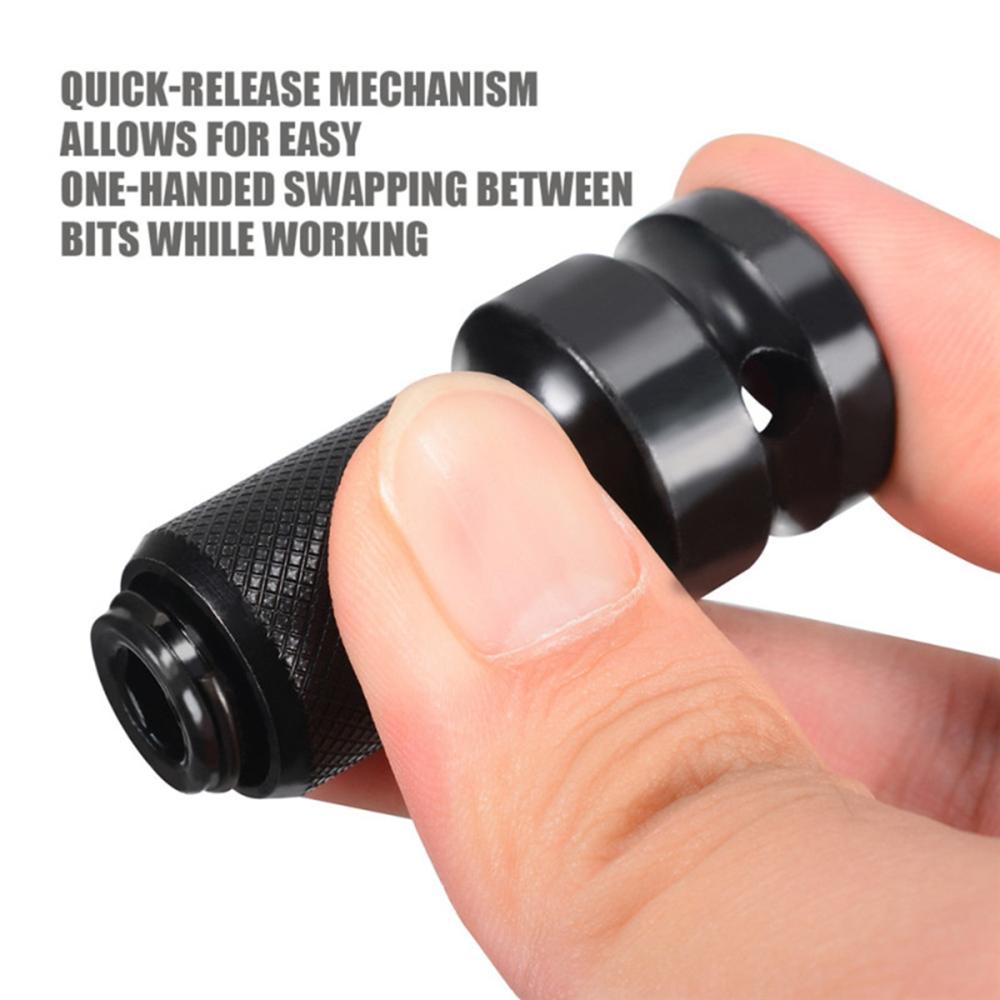 Chuck Impact Tool Quick Release Hex Converter Wrench Adapter Spanner Sleeve Socket Adapter