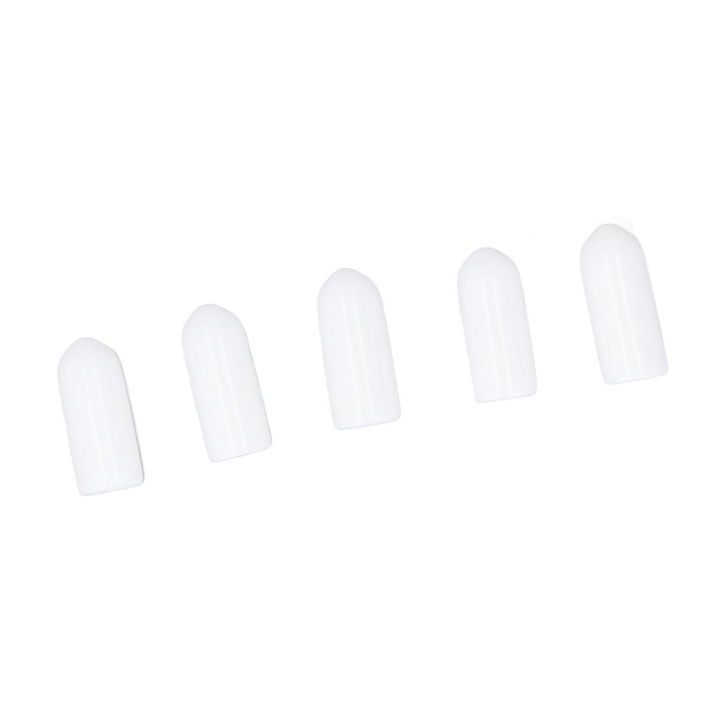 100PCS Screw End     White PVC Anti Aging Flexible Flame Retardant End Cover for