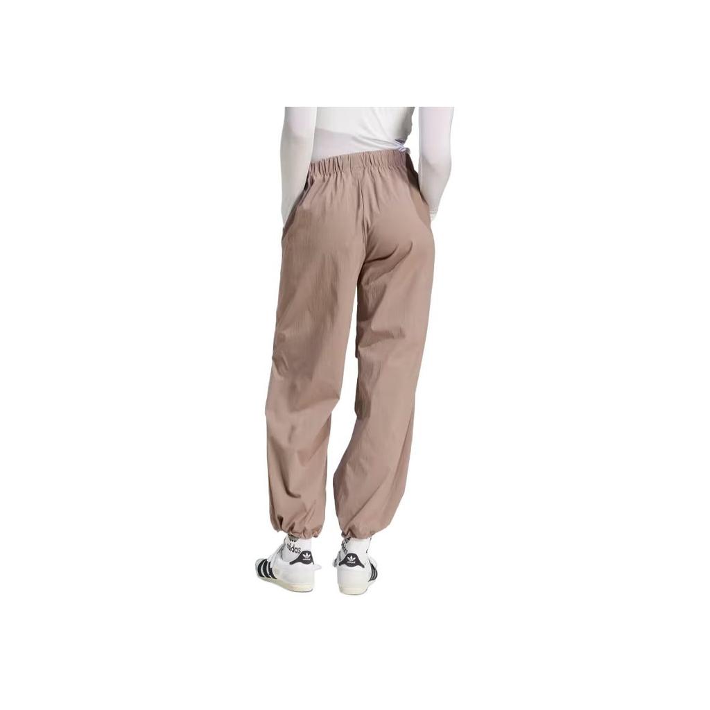 adidas Womens Essentials Ripstop Parachute Pants Trace Brown Women Streetwear JD0783