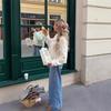 Solid Color Long Sleeves Cardigan Women‘s - Knit Sweater Open Front with Pocket