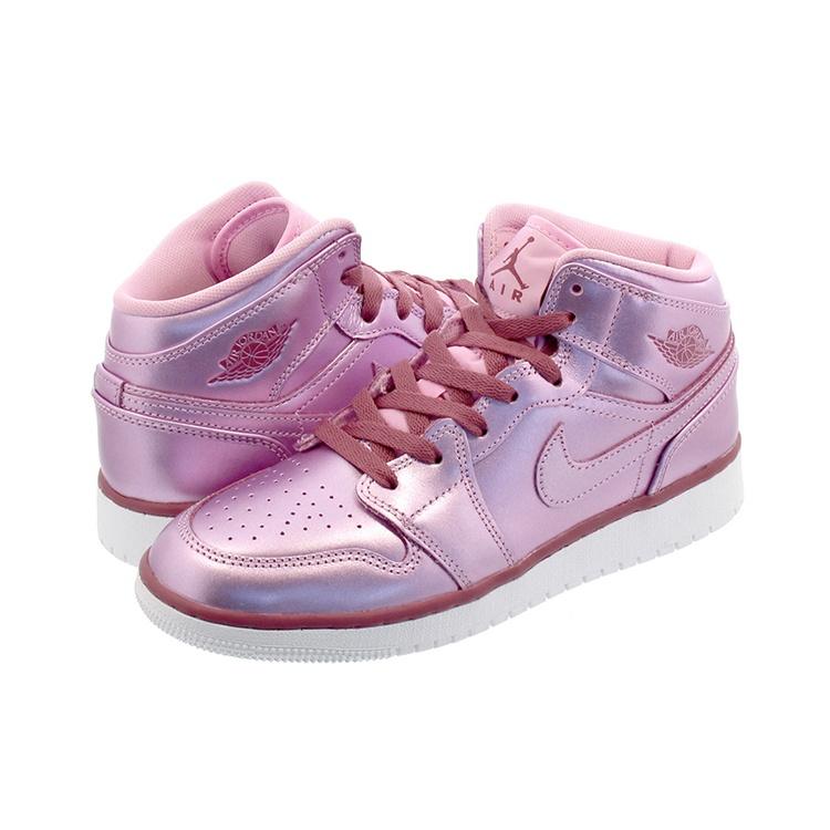 (GS) Air Jordan 1 Mid SE 'Pink Rose' Kids' AV5174-640