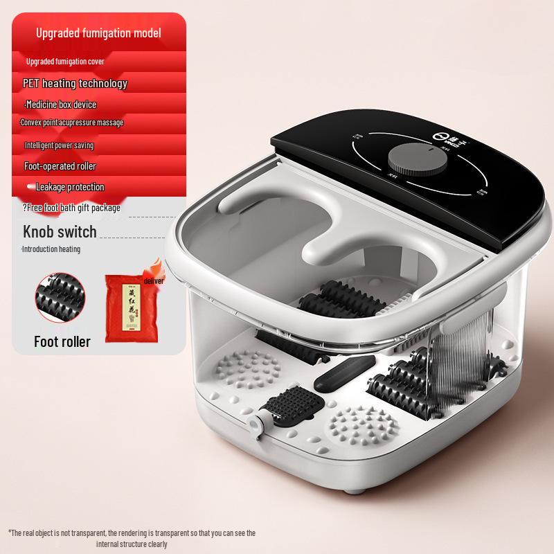 Electric Heated Foot Bath with Automatic Massage and Temperature Control
