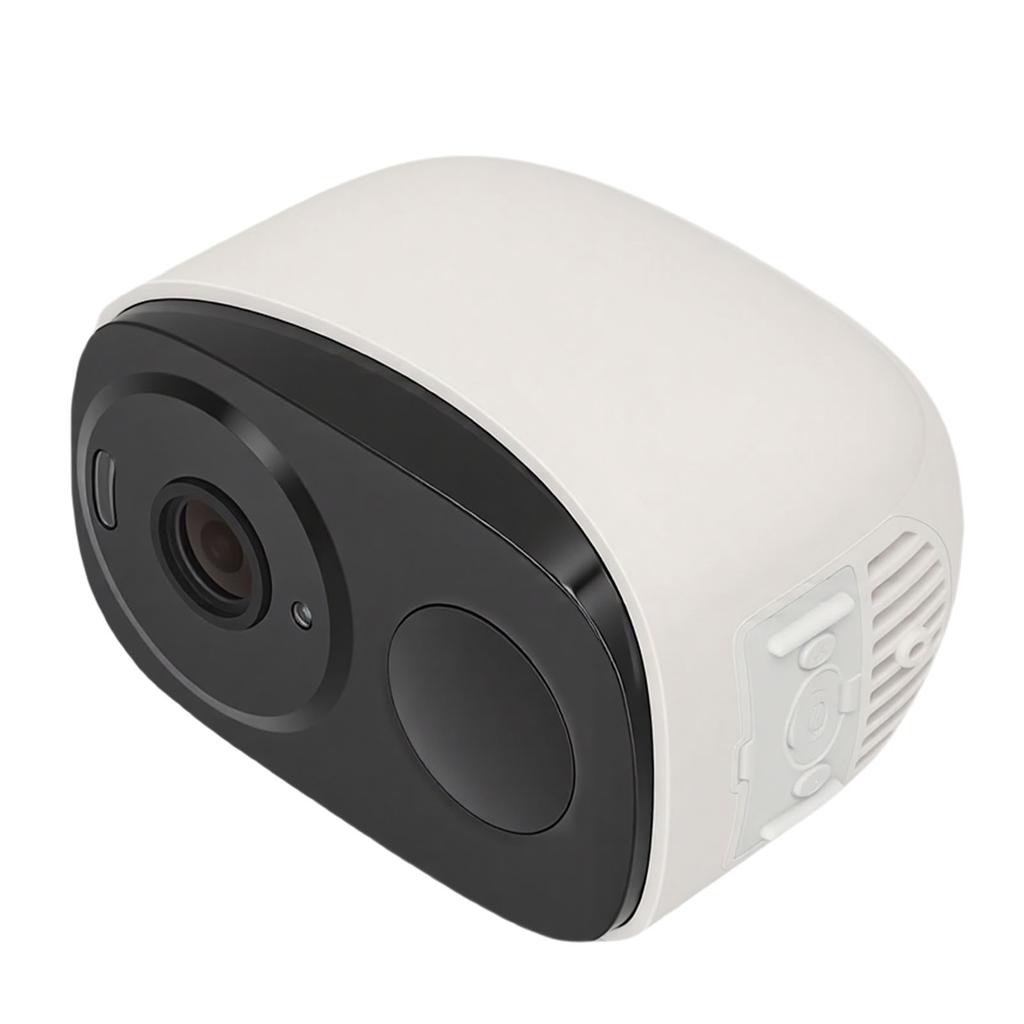 2 Sets Wireless Outdoor Camera 2K WiFi Home Security Camera 5200mAh Battery AI Motion Detection Alarm Card and Cloud