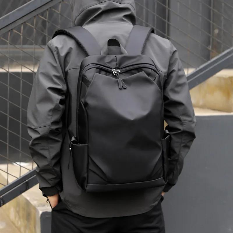 Travel Bag for Man Casual Backpack Men Outdoor Backpack Waterproof Earphone Hole Super Light Anti-theft Partition