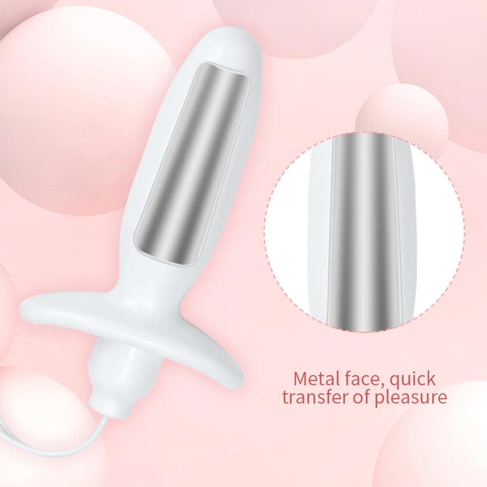 Electric Shock Anal Plug G-Spot Vaginal Massager Wireless Remote Control Sex Shop 12 Modes Masturbator Sex Toys for Men Women