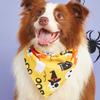 Halloween Pet Dress Up Saliva Towel Printed Dog Triangle Towel Dog Bib Pet Decorative Scarf