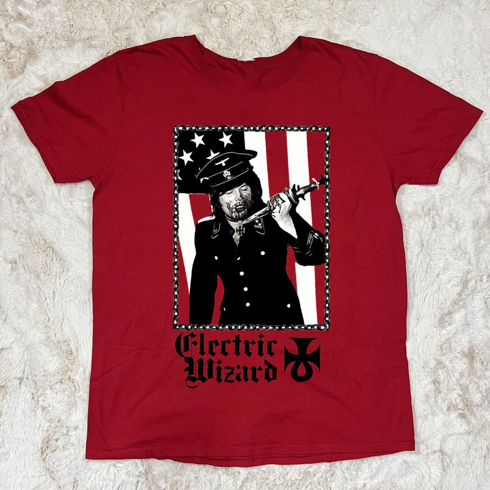 

Electric Wizard Tour 2019 Cotton Cotton Gift For Fan Unisex Red Unisex T-Shirt XXXXL