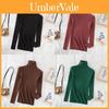 Elegant Knit Sweater For Women With High Neck Slim Fit Long Sleeve Casual Wear