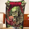 Movie P-Predator Throw Flannel Throw Blanket, Lightweight Cozy, Durable Washable cute Cool