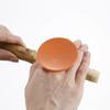 Kai Corporation KAI Burdock Peeler Scrub Just Scrub Peeler with Potato Sprout KAI KITCHEN Orange Made in Japan DH8179