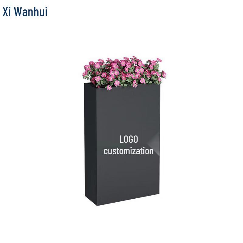 Outdoor Wrought Iron Planter Fence