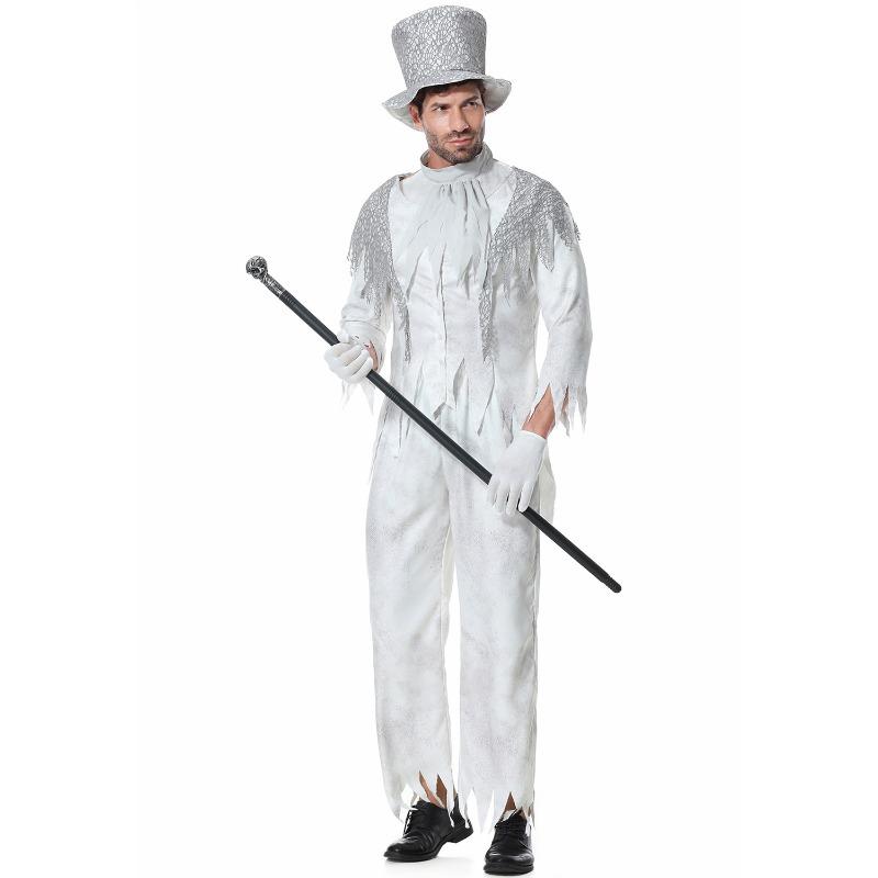 M-XXL Halloween Costume, Masquerade Costume, Male Magician, Circus Director, Circus Costume