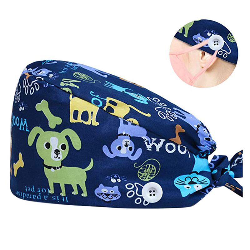Carino berretto chirurgico stampato su animali con bottoni Cappello da  lavoro regolabile per infermiera acquista in modo economico — spedizione  gratuita, recensioni reali con foto — Joom