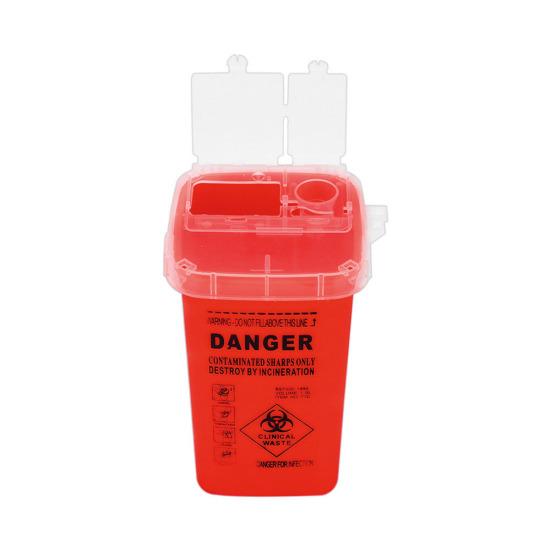 Tattoo Needle Sharps Danger Biohazard Collection Box Garbage Bucket Container