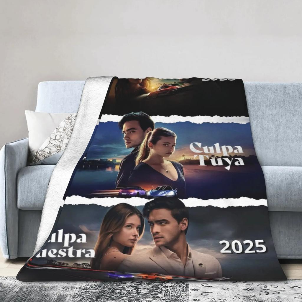 Hot Film Culpa Mia Blankets Warm Soft Plush Bedding Throws for Kids Adults Living Room Flannel Bedspread Cover
