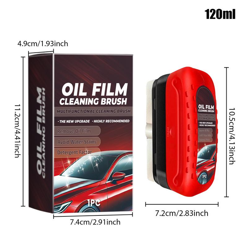 Car Oil Film Cleaning Brush Glass Polishing Agent Brush Auto Detailing Car Window Glass Cleaner Removing Oil Film Milk Car