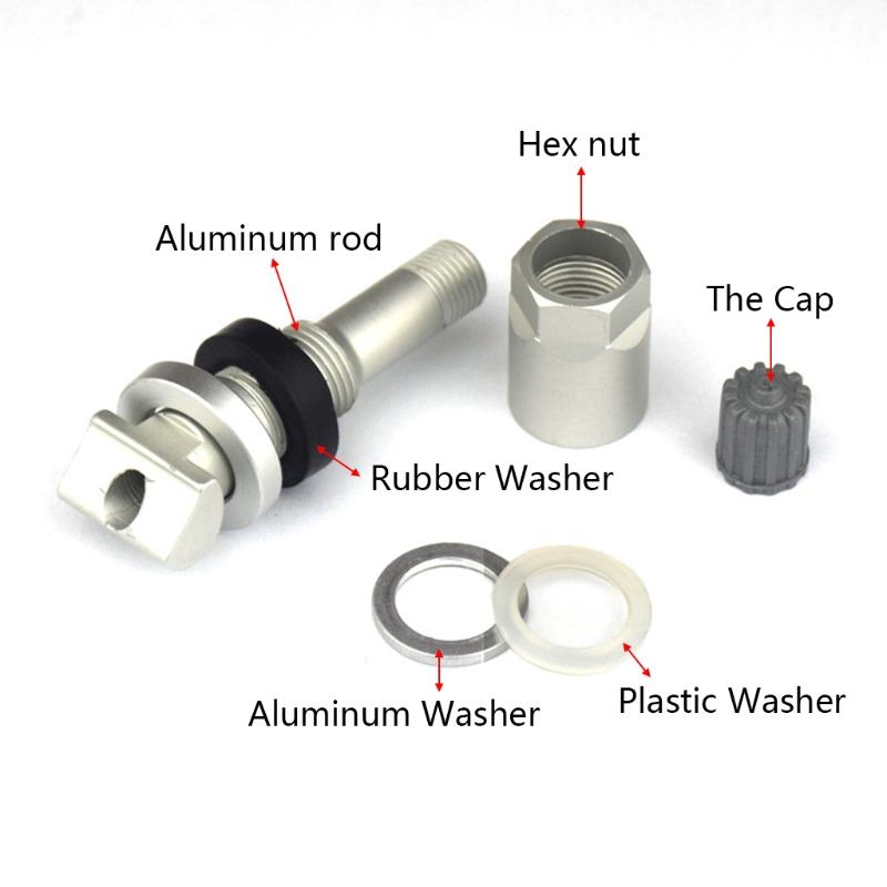 4 Stück Reifendrucküberwachung Tpms OE Reifendrucksensor für Ventilschaft-Ersatz für Ventil-Reparaturset