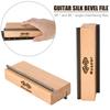 Guitar Fret Crowning File Luthier Building Repair Maintenance Polishing Tool Bevel-flush Files Works for 30 To 90 Angle/Degree