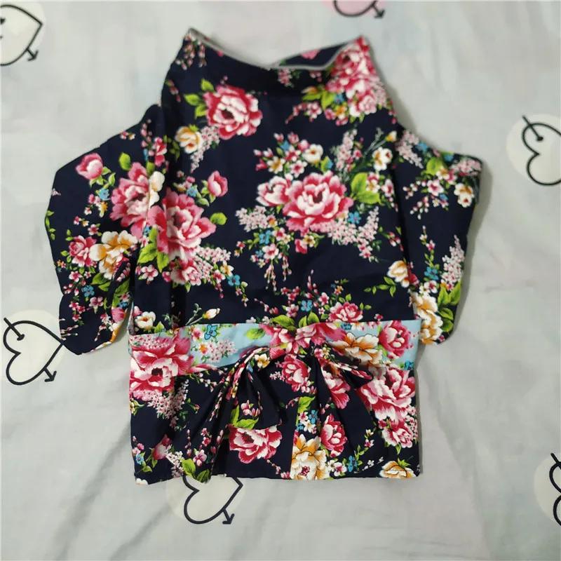 

Summer Dog Clothes Cute Bowknot Dog Dress Skirt Poodle Bichon Pomeranian Schnauzer Corgi Dog Clothing Shiba Inu Costume Shirt S чёрный