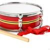 13 Inch Snare Drum Musical Drums with Drumsticks, Educational Toys, Light Percussion Instrument,