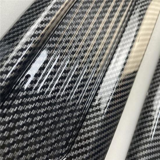 2x Auto Motorhaubenentlüftung Lufteinlass Hauben Dekoration Abdeckung Universal Glänzend Carbonfaser-Optik