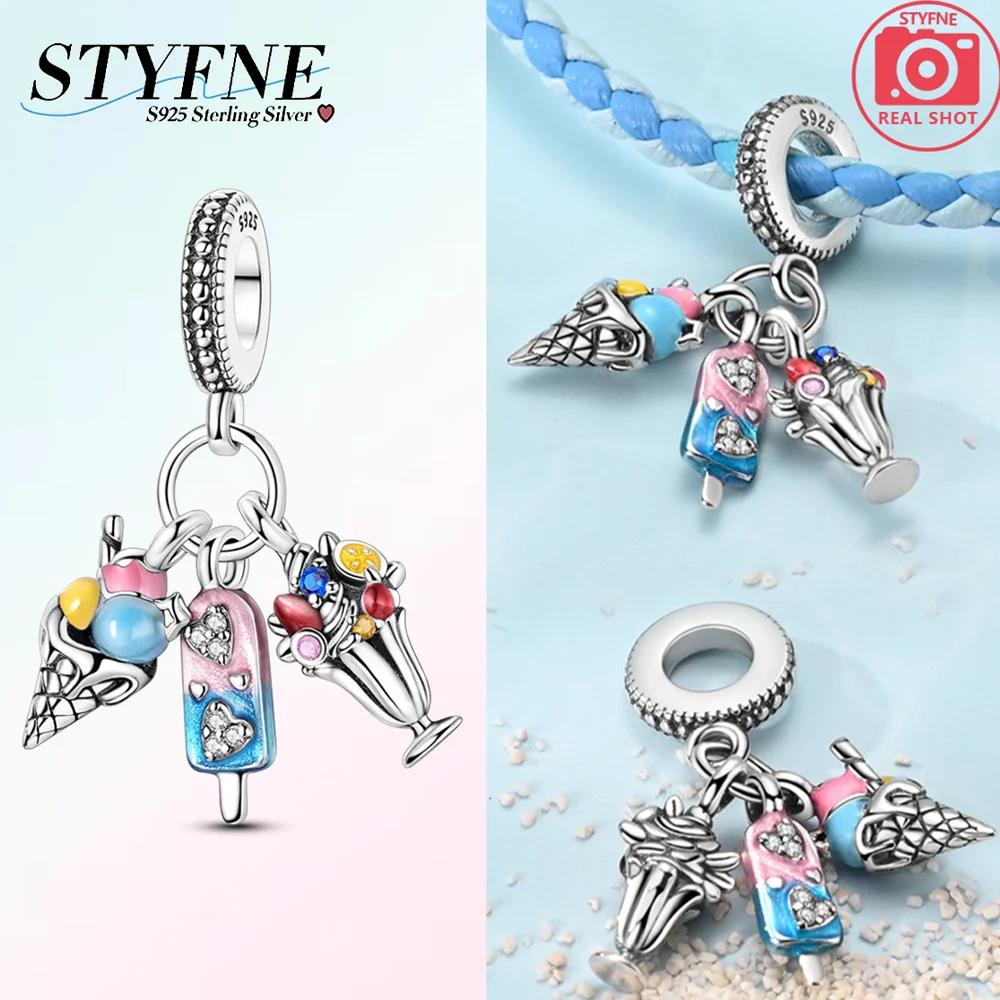 

Charms Platasummer Colorful Ice Cream Dessert Beads Fit Originalbracelets Charms For Women Jewelry Diy Making Gifts