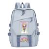 Large Capacity Schoolbag with Shoulder Strap; Student Three-piece Pencil Case Set