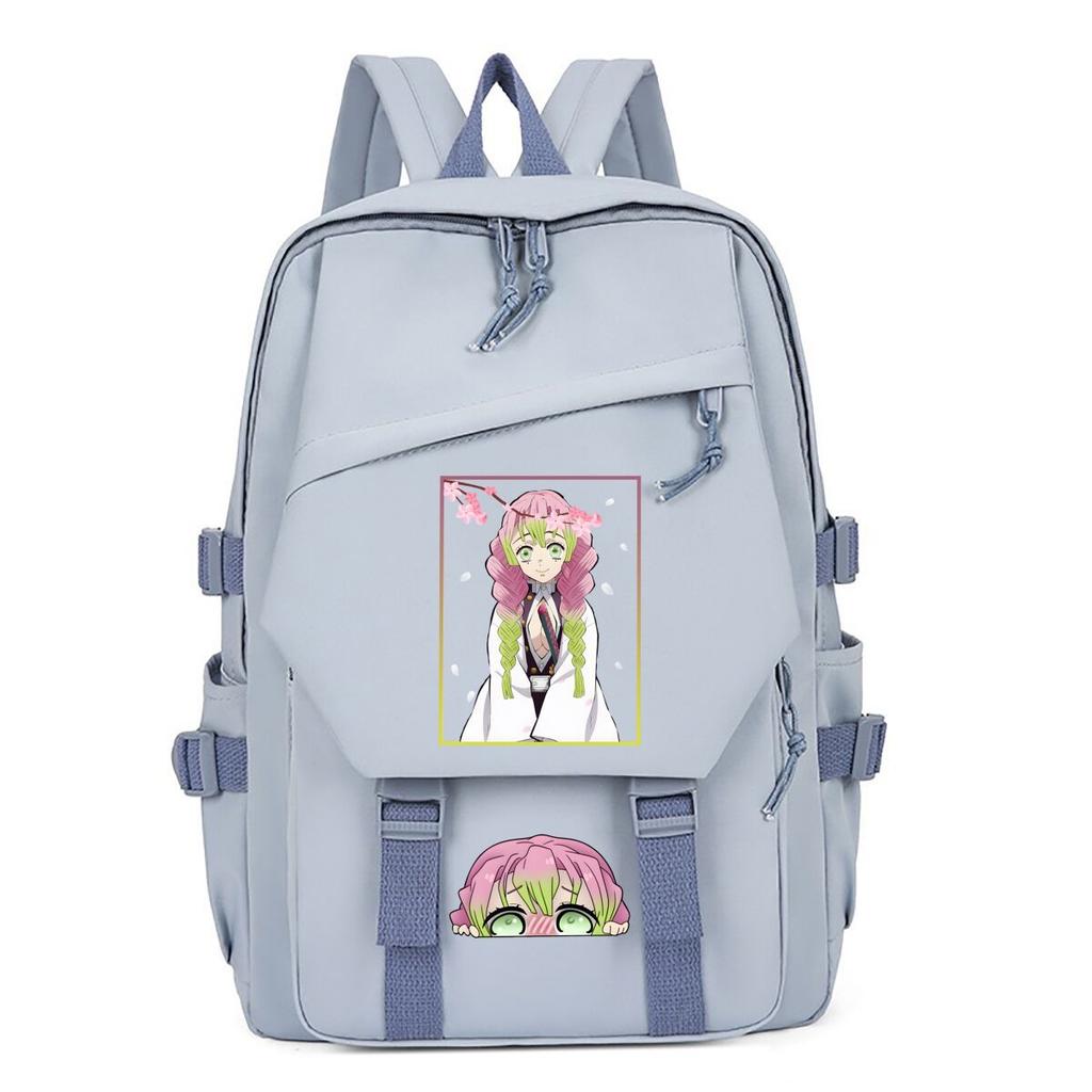 Large Capacity Schoolbag with Shoulder Strap; Student Three-piece Pencil Case Set
