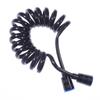 2mTelephone Line Shower Hose PU Bathroom Spring Flexible for Water Plumbing Toilet Bidet Sprayer Bathroom Accessories