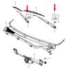 2Pcs/set Car Front Windshield Wiper Arm Head Bolt Nut Cover Cap For GMC Acadia Sierra 1500 2500 3500 Yukon Antirust Plastic Case