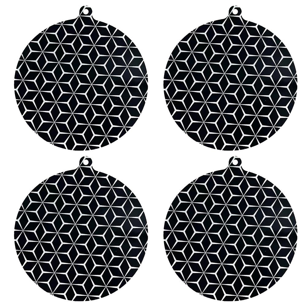 

Silicone Induction Hob Protector Mat Set of 4 for Kitchen Cooktop Care Round 22cm