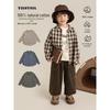 YouYou Boys' American Style Plaid Shirt