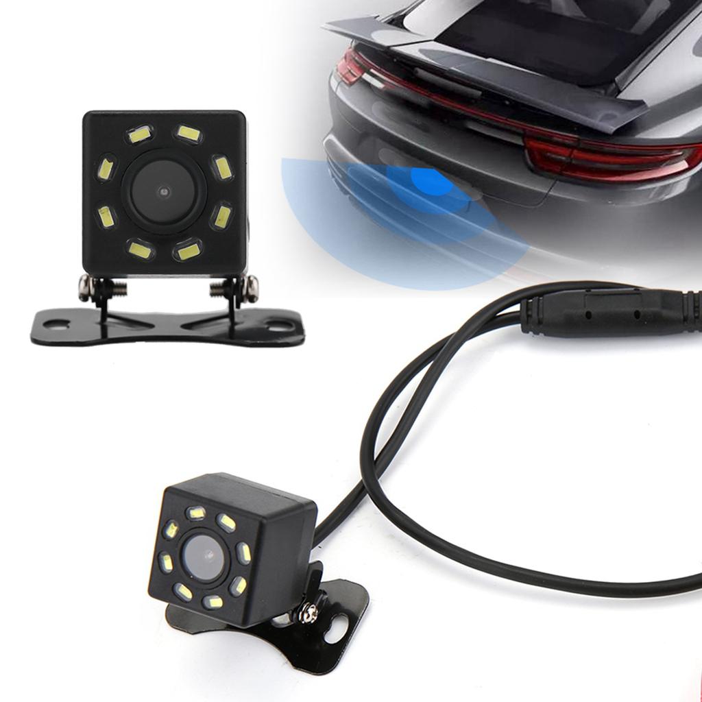 8 LED 170 degrees Wide Angle Rearview Reverse Backup Camera Night Vision Function Waterproof