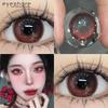 COD 1 Paire Lentilles de Contact Cosplay Couleur Rouge Rose Violet Maquillage Yeux Colorés Lentilles Mode Pupilles pour Halloween