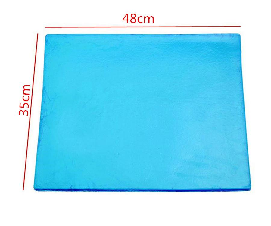 Universal Diy Modified 1Cm Thickness Polyurethane Elastic Fiber Gel Pad Motorcycle Seat Cushion Comfortable Mat Shock Absorption Mats 48X35Cm