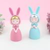 Korean Jade Rabbit Princess Cake Decoration - Cute Cartoon Ornament