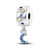 Copper Sun Moon Star Theme Multiple Styles Fashionable Charms Beads Fit Pan Genuine Bracelets Handmade DIY Jewelry