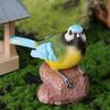 Vintage Garden Bird Sculpture Cute Bird Statue Miniature Bird Figurine  Home Balcony Decoration