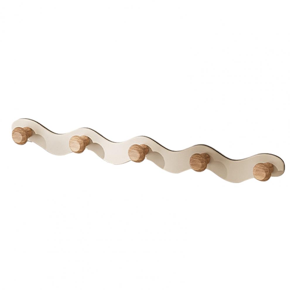 Adhesive Hooks No Drill Strong Load-Bearing Hooks Heavy Duty Space-Saving Corrosion-Resistant Hook for Bathroom Kitchen