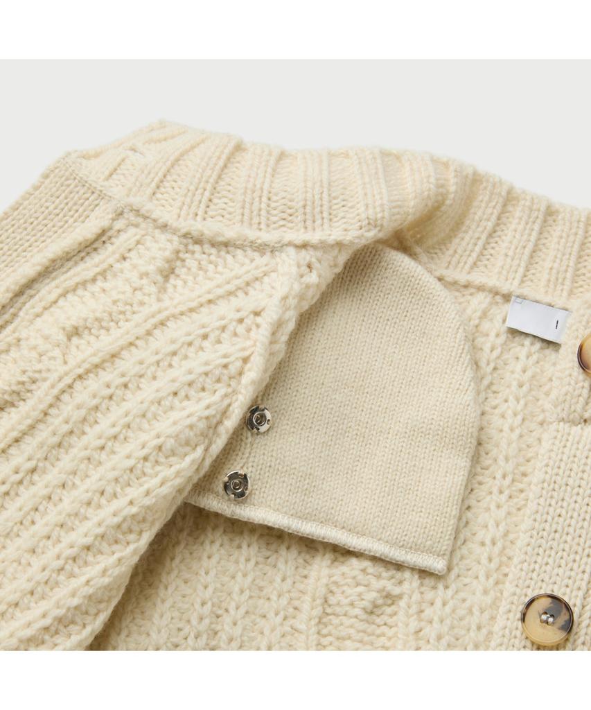 IROWOMEN Garik Over-Shoulder Nordic Cardigan Iowcw25101Ivx