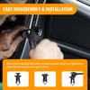 200 Pcs Nylon Bumper Fastener Rivet Clips, 8 Mm Hole Push Retainer Bumper Fender Shield Clips, Automotive Plastic Push P Bumper, Car Plastic Rivets