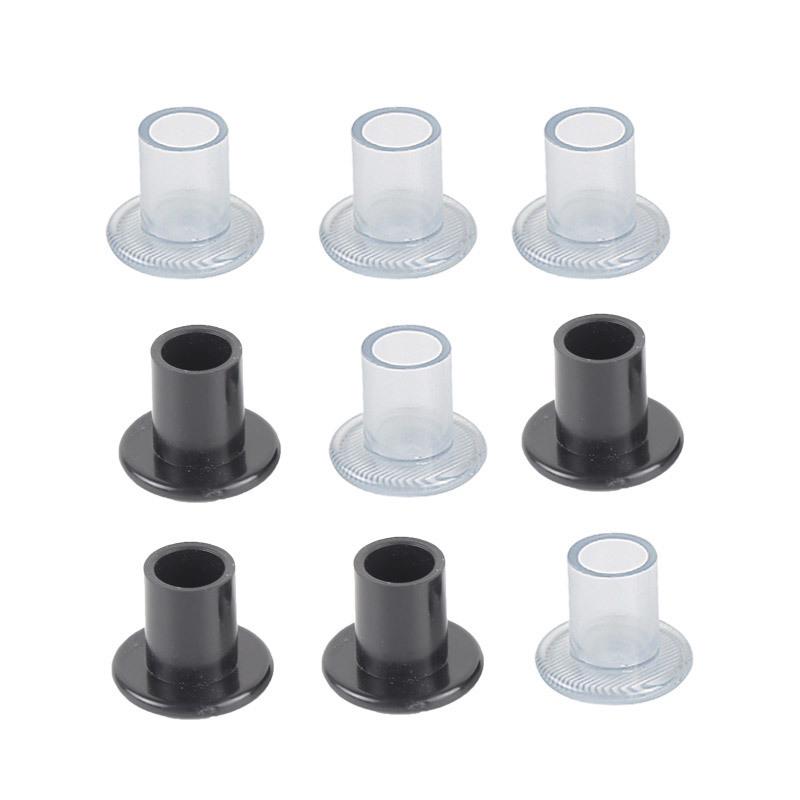 

Beach & Lawn Heel Protectors - Transparent Anti-Wear Covers for High Heels Black L (12-13mm use)