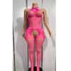 Underwear Crotchless Babydolls Dress Costume Sexy Halter Neck Bodystockings Fishnet Hollow Baby Dolls Lingerie Women