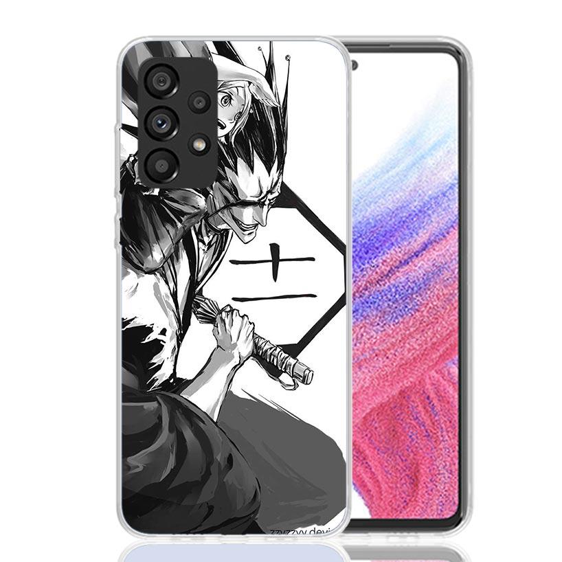 Ichigo Kenpachi Bleach Anime Phone Case For Samsung Galaxy A13 A14 A15 A16 A53 A54 A55 A56 A33 A34 A35 A36 A23 A24 A25 A26 A05S
