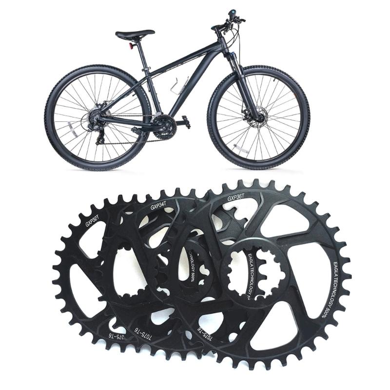 Aluminum Alloy Mountain Bicycles Chainring Direct Mounted 3mm Offset 32T/34T/36T/38T Narrow Wide Chainwheel Chainring