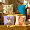 Cute Capybara Pillow Anime Pillow Sofa Bed Head Pillow Cover Cushion Cover 45x45 cm Fashion
