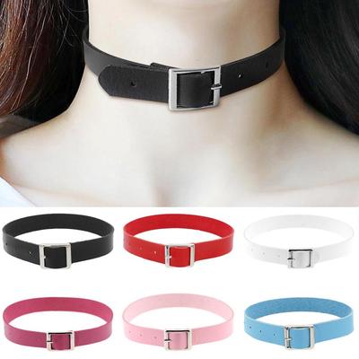 Sweetheart Punk Rock Retro Harajuku Leather Choker & Clavicle Necklace Bracelet Set for Women