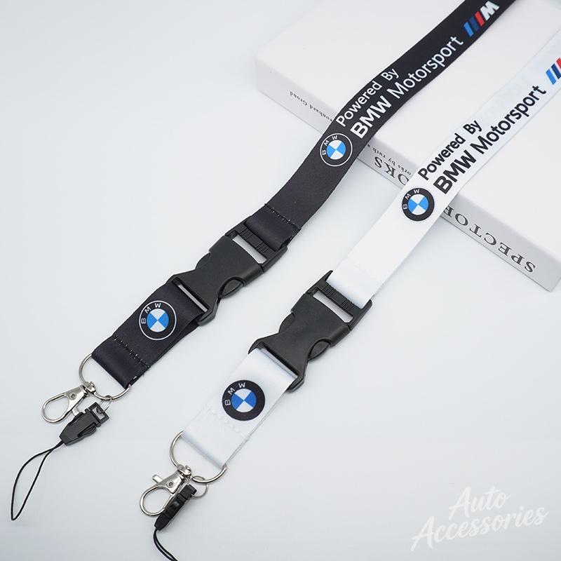 Nylon Car Lanyard Pass Work ID Mobile Neck Straps Anti-loss Key Chain Rope For BMW Sport M1 M3 M4 M5 M6 E90 E39 F30 X3 X4 X5 X6 ulcr72
