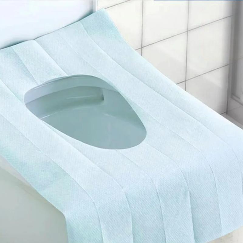 Jednorázový potisk Kryt na toaletní sedátko Přenosný Cestovní Hotel Koupelna Toaletní podložky Vodotěsný Kryt na toaletu